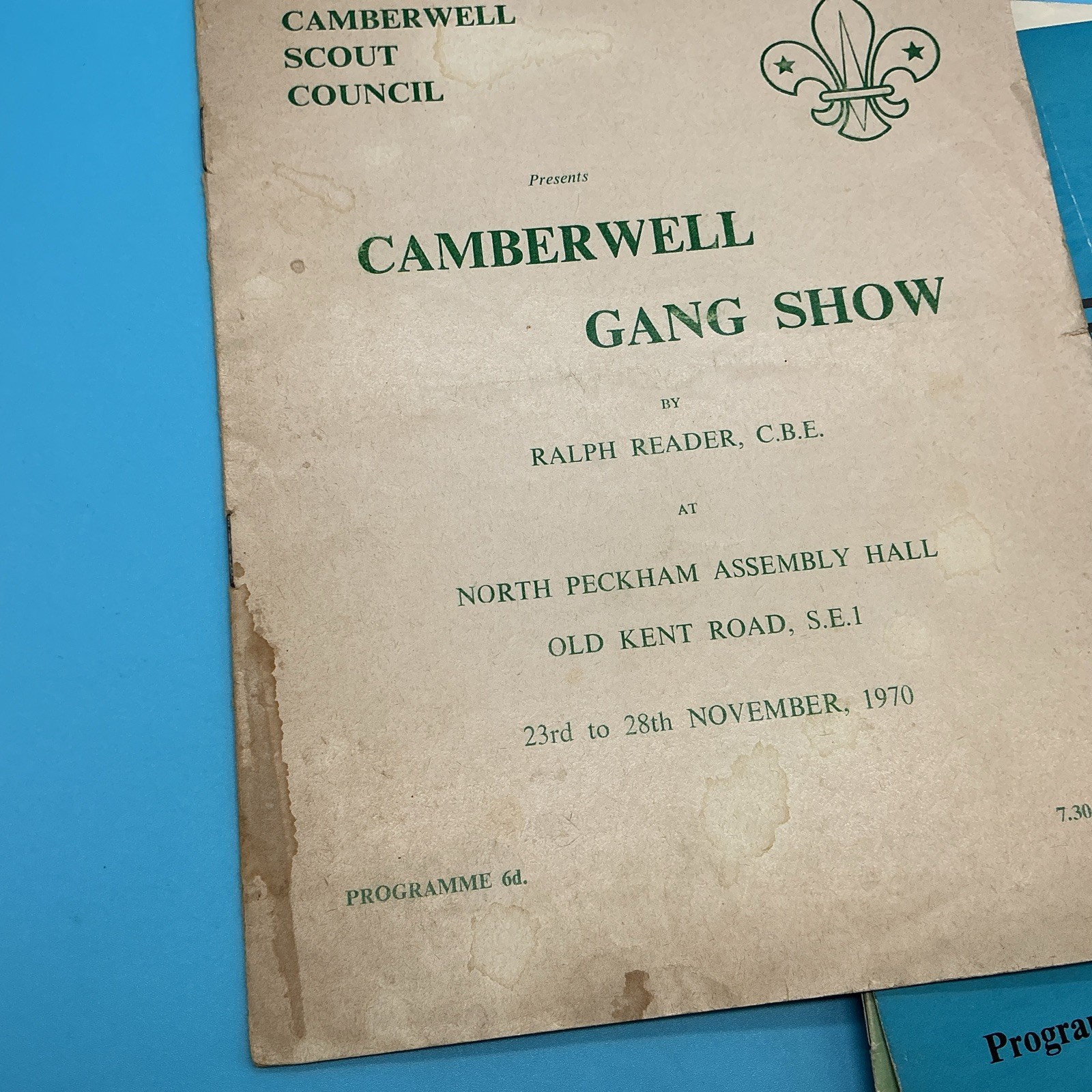 Camberwell Scouts Gang Show Programmes 7 From The 1970s