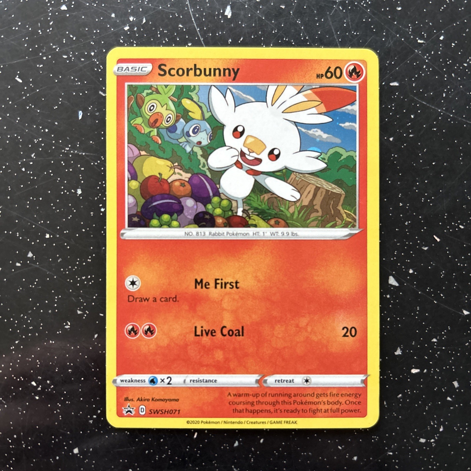 Scorbunny Holo Black Star Promo SWSH071 Pokemon TCG