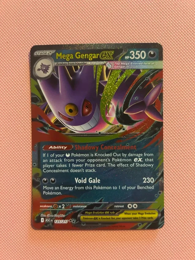 Mega Gengar ex 125/217 Me: Ascended Heroes Holo – English – Pokemon TCG