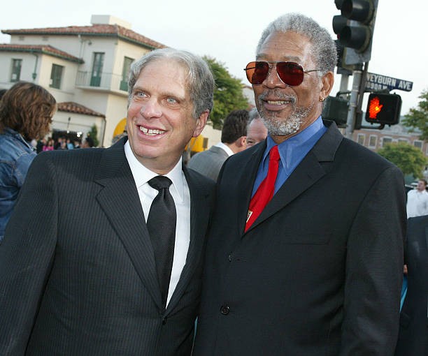 Jonathan Dolgen Morgan Freeman premiere of The Sum of All Fears Vi- Old Photo