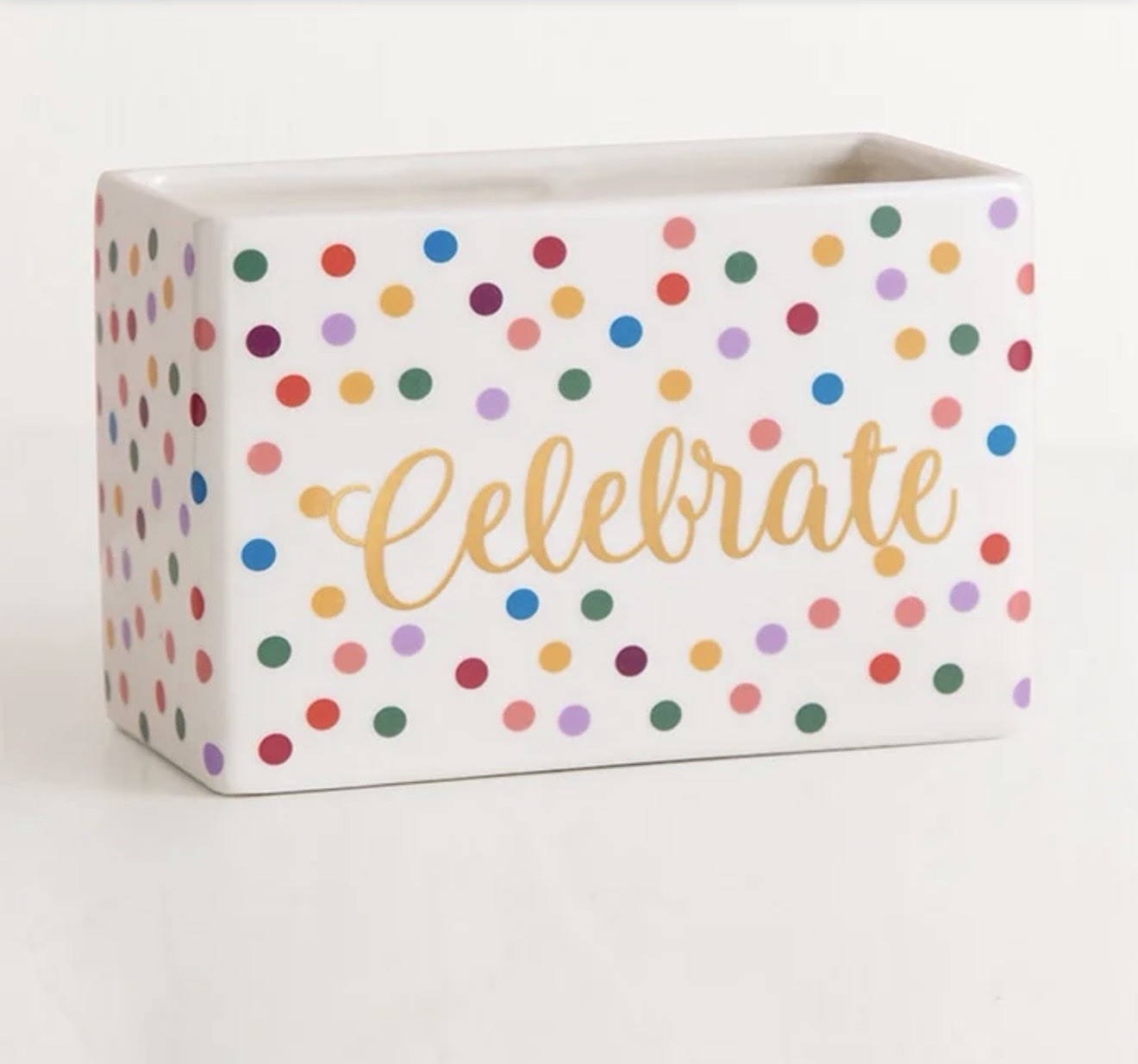 Polkadot Ceramic Celebrate Vase