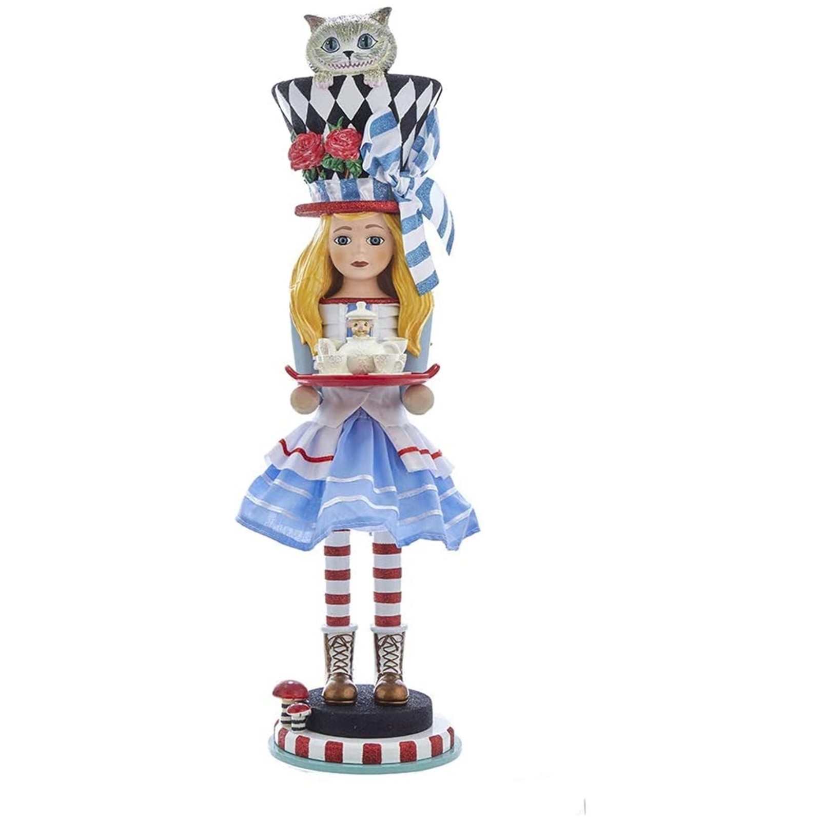 Kurt S. Adler Hollywood Alice Nutcracker, Multi-Color, 19.5″