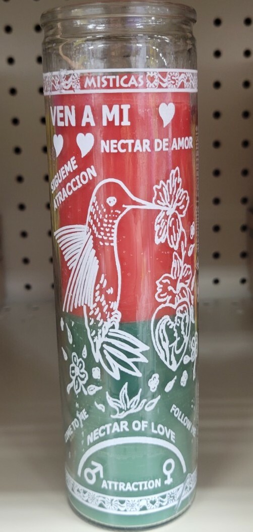 Love Come to Me Candle 2 Color (Chuparrosa / Hummingbird) Love Only Me