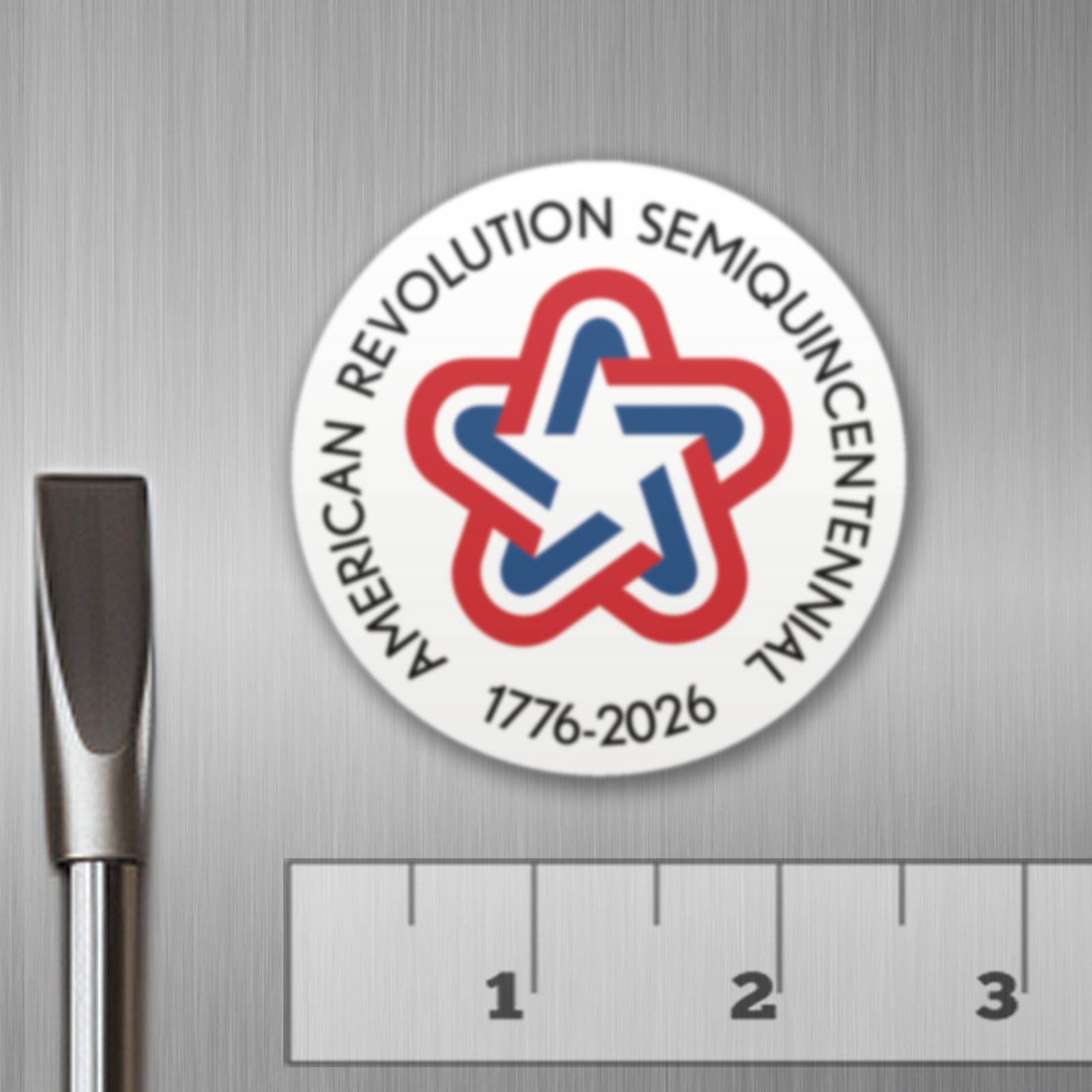 USA America MAGNETS – Retro Star – America, Semiquincentennial, 250 Freedom