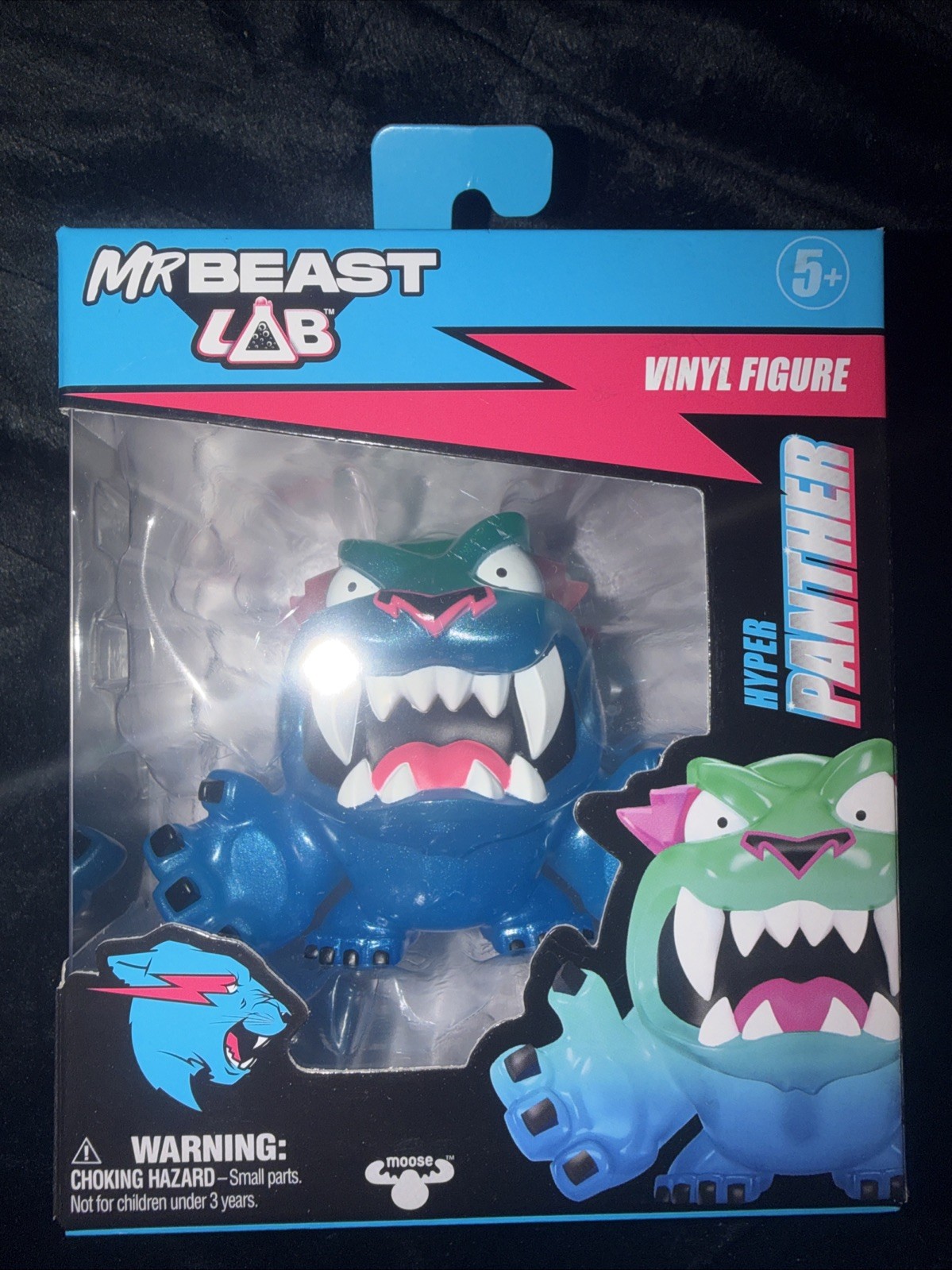 Mr Beast Lab Hyper Panther Vinyl Figure Moose New/Sealed