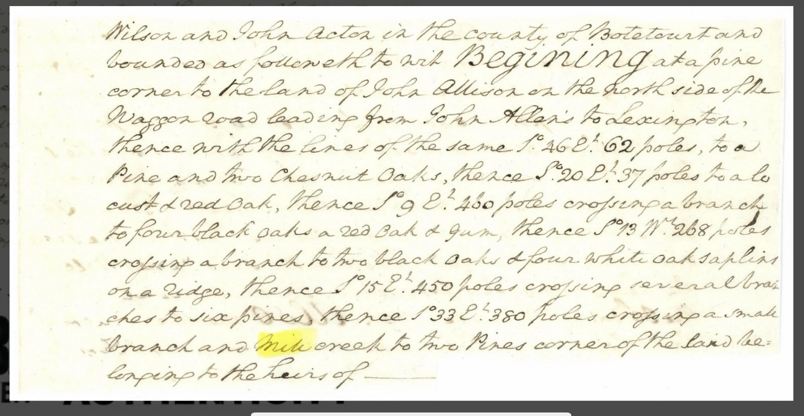 George Washington Authentic Handwritten Word Relic | A Word From POTUS