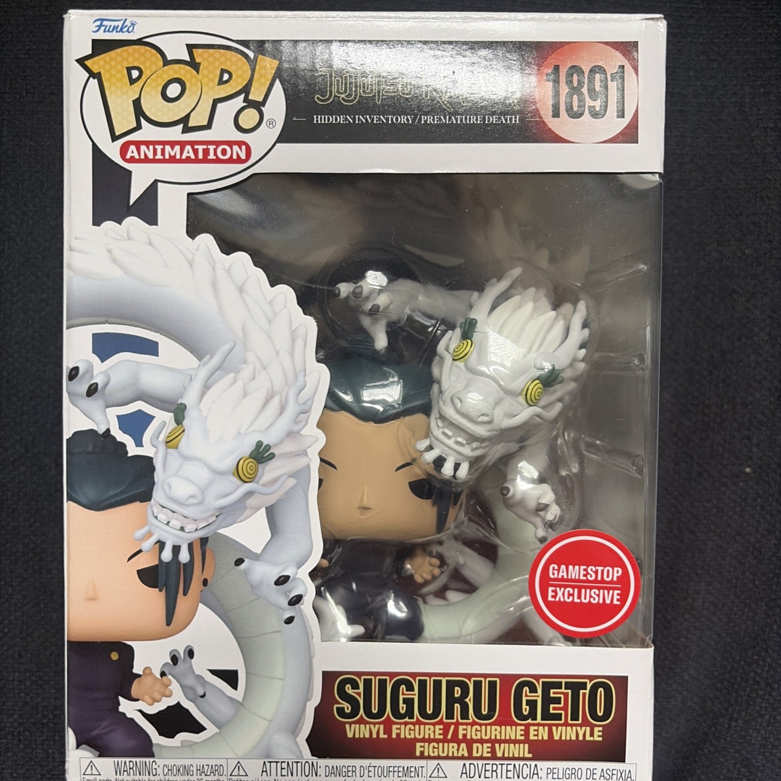 Funko Pop! Premium: Jujutsu Kaisen – Suguru Geto – GameStop (Exclusive) #1891