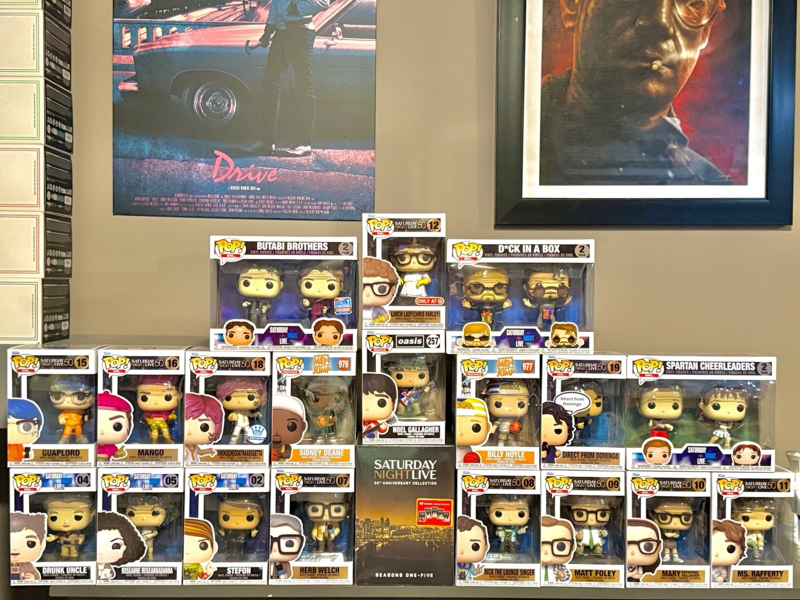 SATURDAY NIGHT LIVE 50th Funko Pop & 50th Box SEASONS 1-5 SETS PROTECTORS Read D
