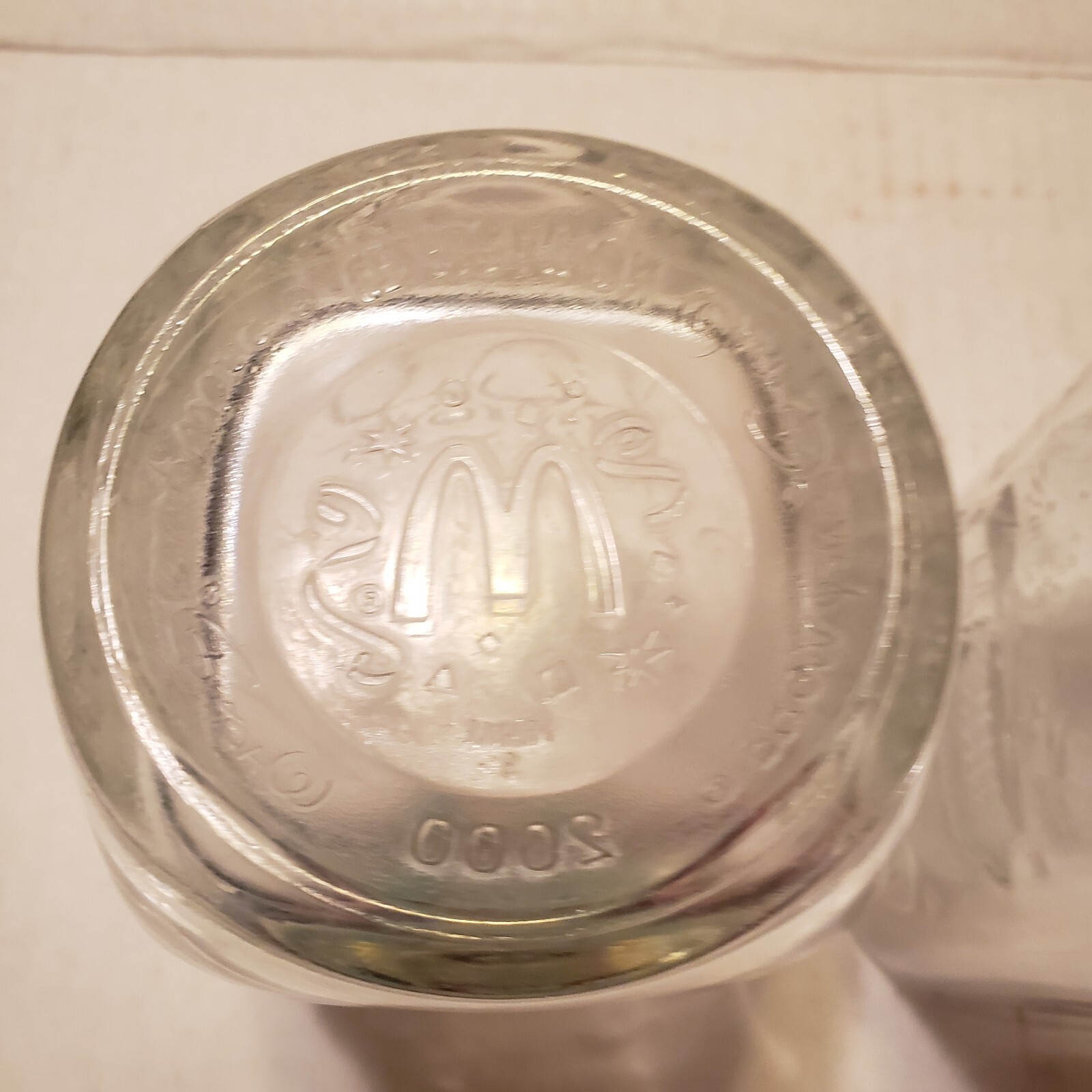 Disney Mickey Mouse Celebration 2000 McDonald’s Glasses set of 2 Collectible