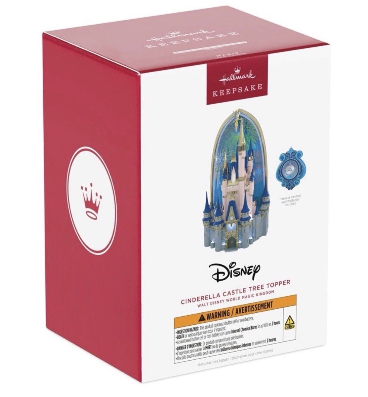 Hallmark Keepsake – Cinderella Castle Tree Topper – 2026 **NEW / FREE SHIPPING**
