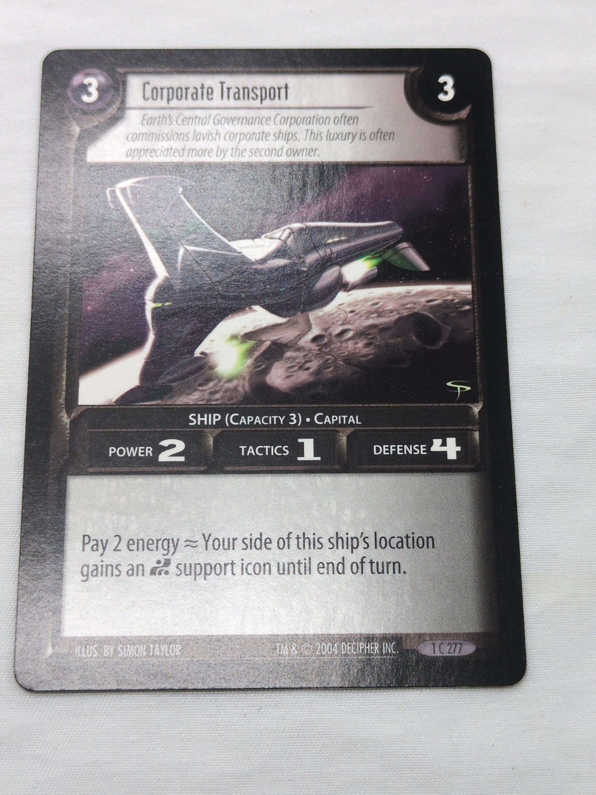 Corporate Transport Wars Incursion Common 277 Card