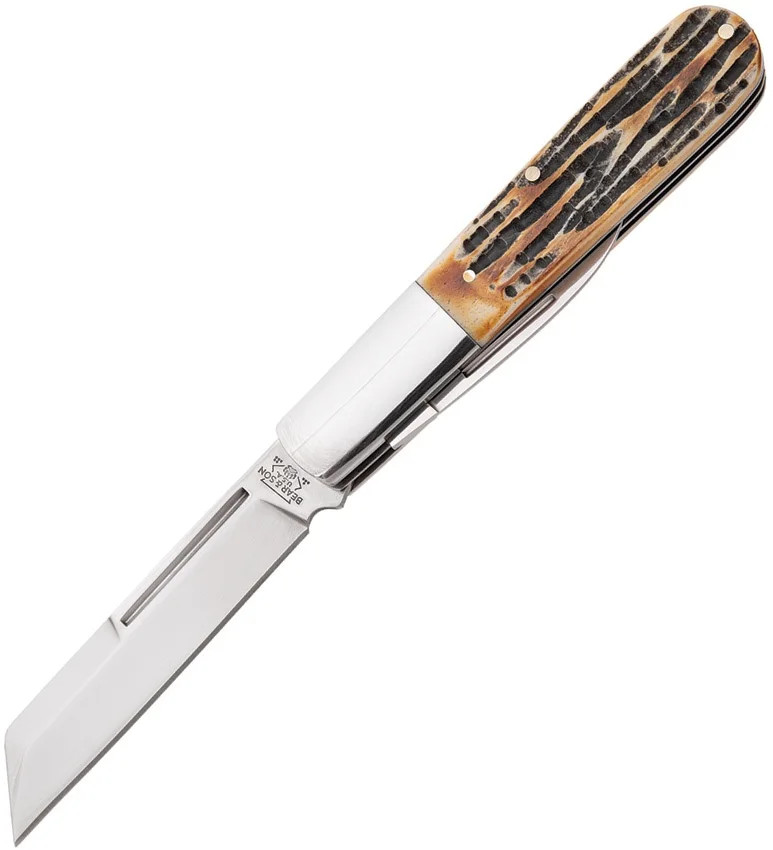 Bear & Son BC5280 Large Barlow Knife India Stag Bone Handle Quality Craftsmanshi