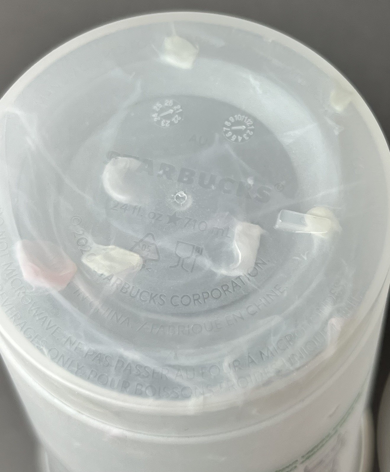 Starbucks 2021 Color Changing Confetti Swirl 24oz Reusable Cold Cup Set of 3 New