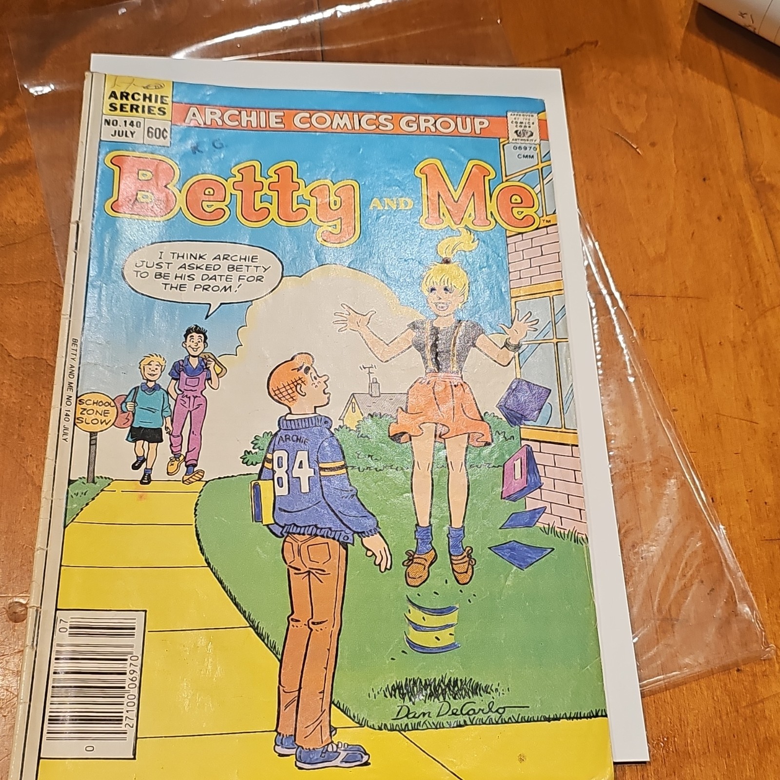 Archie Comics Group Betty and Me #140 1981 Dan DeCarlo Archie Betty