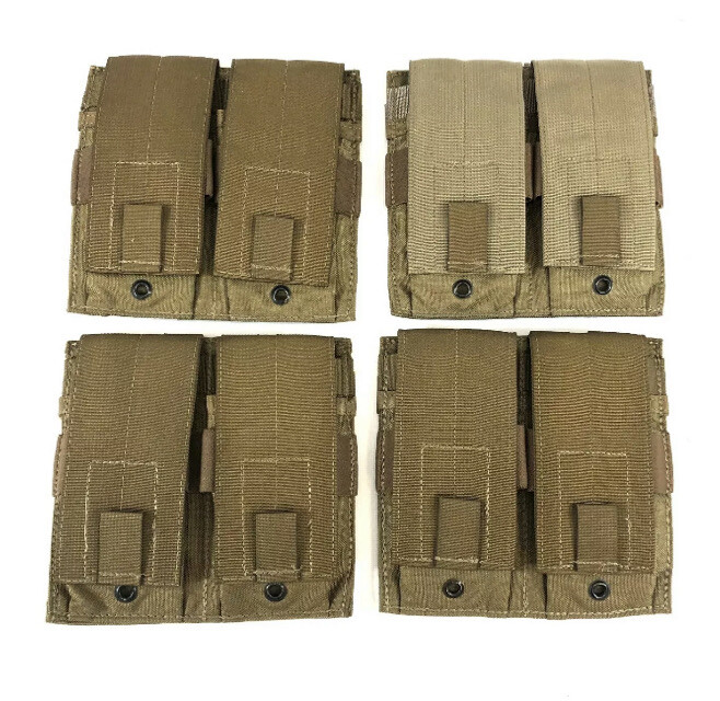4 Specter Gear Mag Pouch, Military Double 2×2 Magazine Coyote Brown USMC