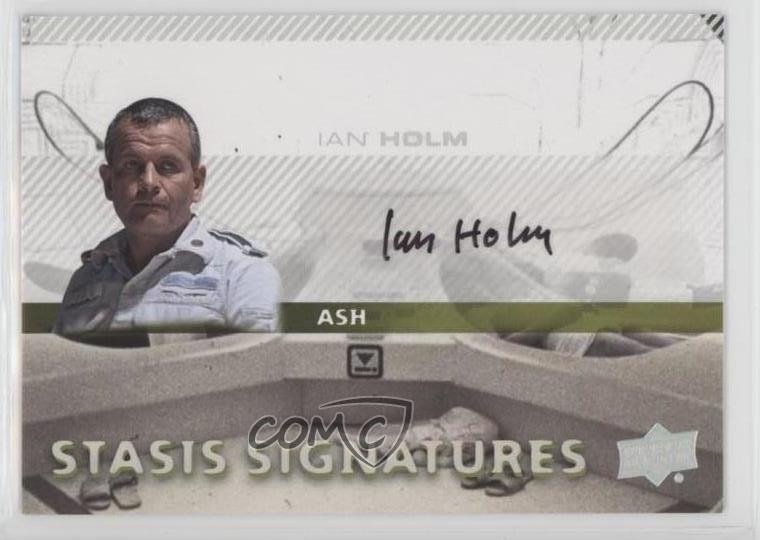 2017 Upper Deck Alien Movie Single Actor Ian Holm as Ash #SSS2 Auto p1l