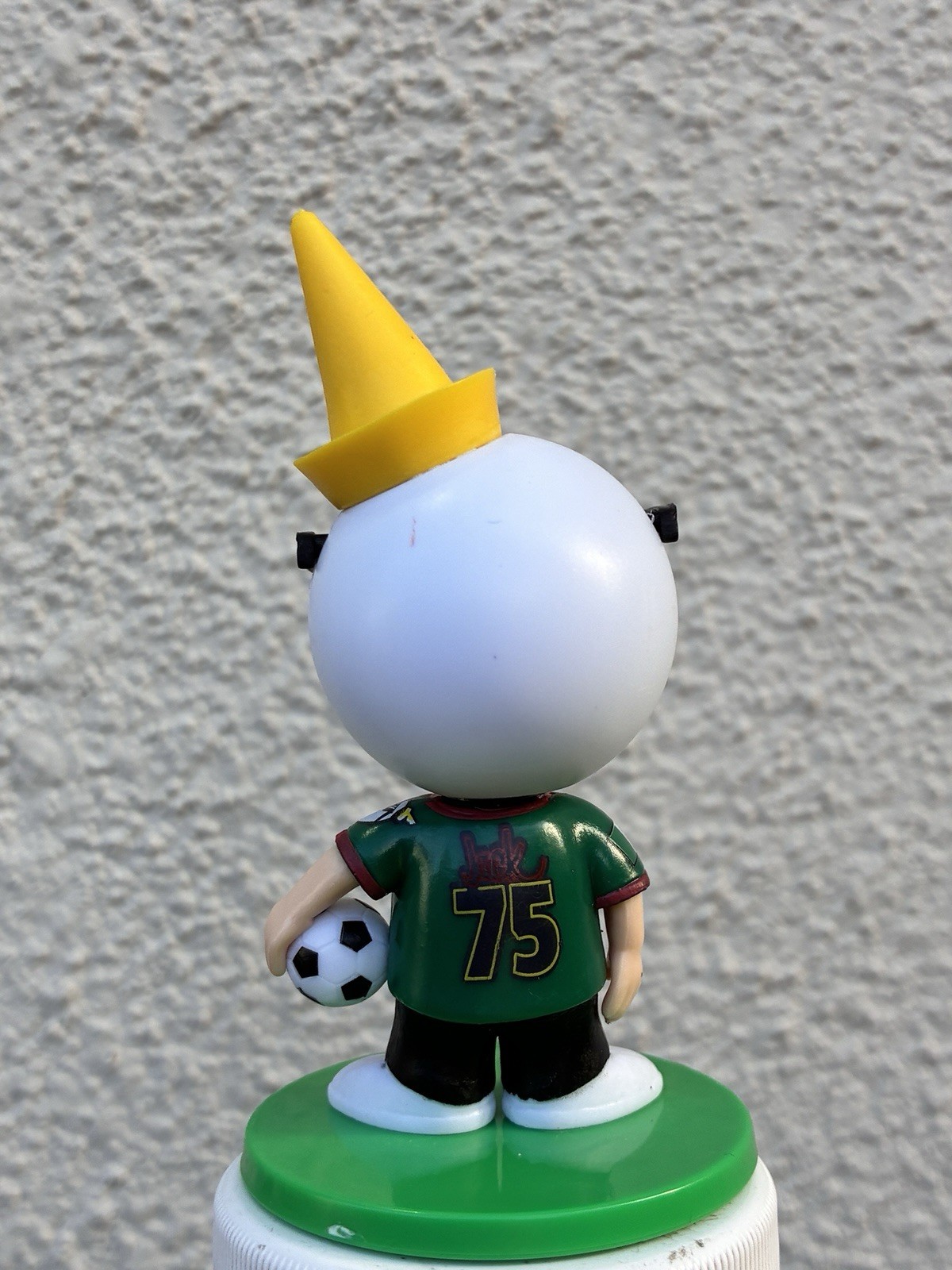 Jack in the Box Mini Soccer World Cup Bobblehead MÉXICO Jersey! Hot Ones Collab