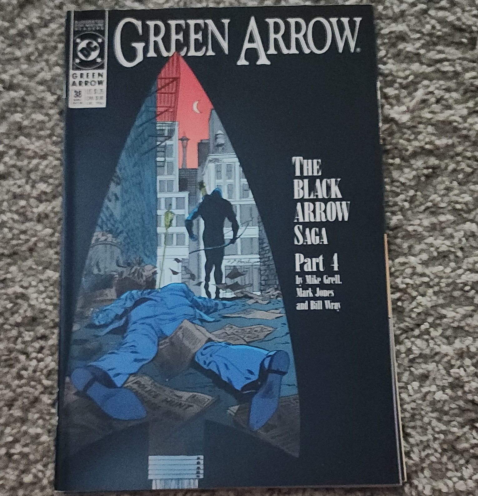 DC Comics Green Arrow #38 The Black Arrow Saga Part 4 Grell/Jones/Wray