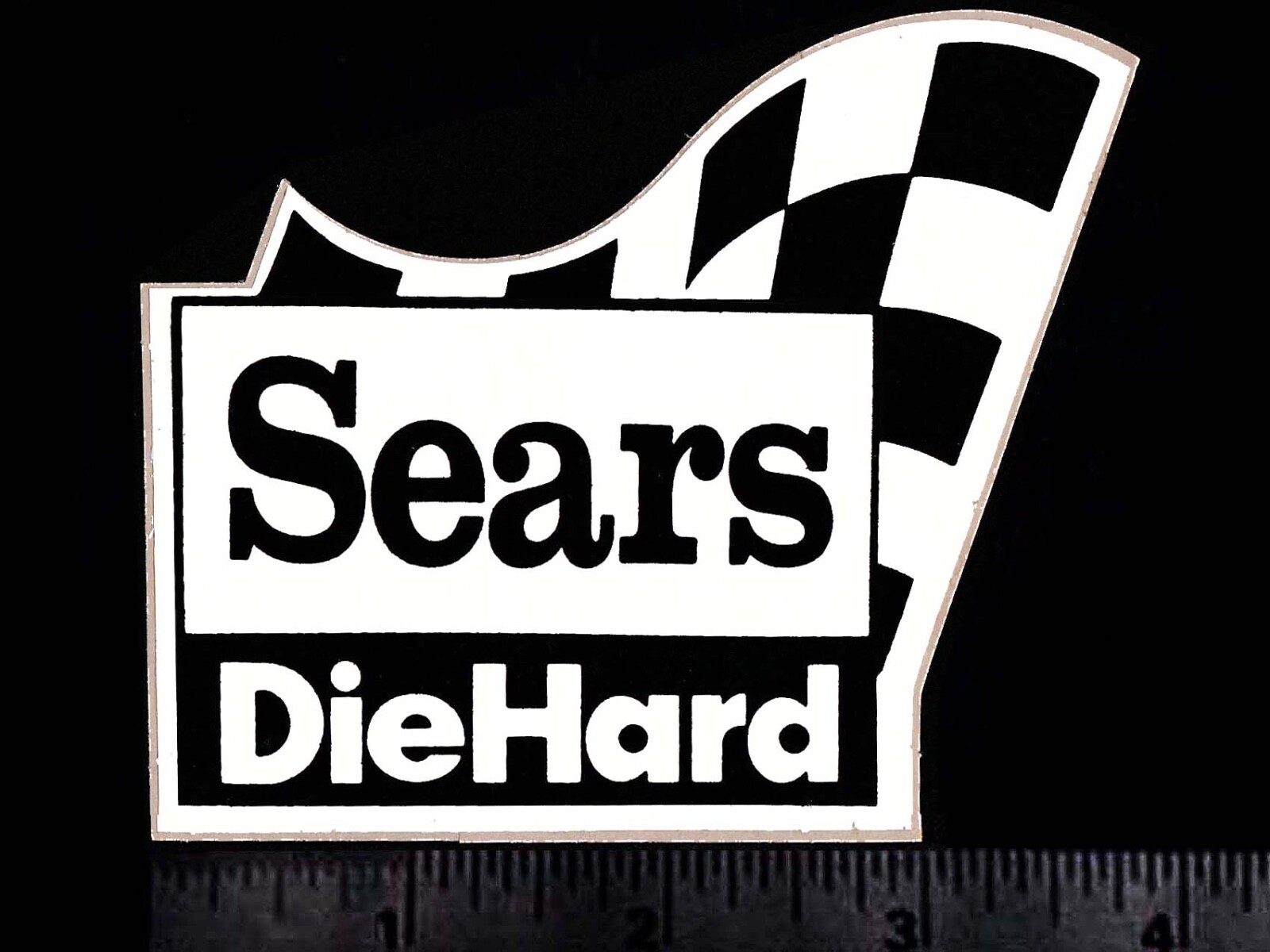 SEARS Diehard – Original Vintage 1960’s 70’s Racing Decal/Sticker