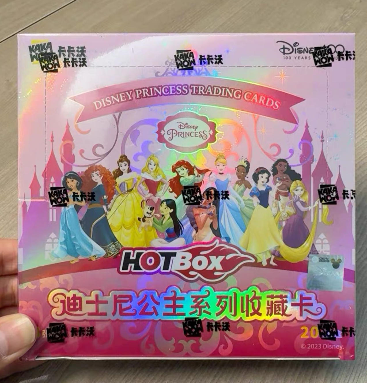 2023 Kakawow Disney 100 Hotbox Princess Collection card Sealed Box