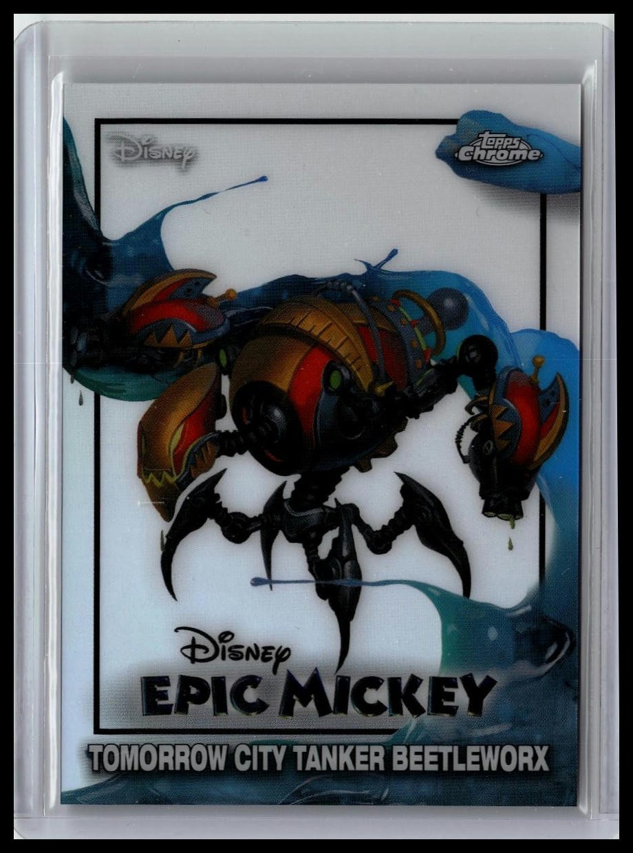 2026 Topps Disney Neon #EM-8 Tomorrow City Tanker Beetleworx Epic Mickey