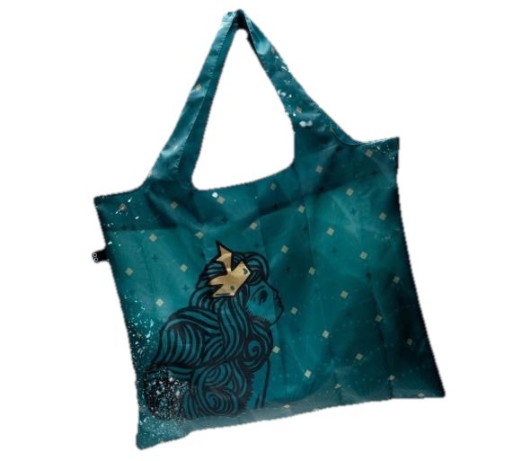 Starbucks LOQI Siren Mermaid Bag Light Reusable Foldable Pouch Carry 20Kg x card