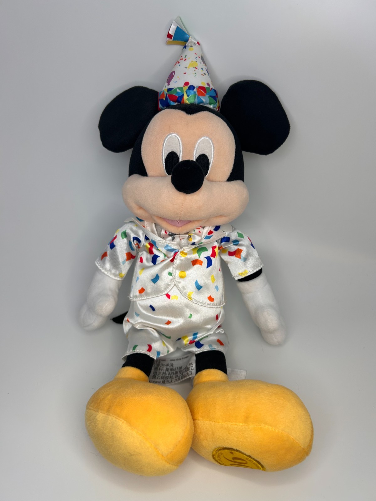 RARE Mickey Mouse 90th Anniversary Birthday Outfit Disney Parks Plush 15″