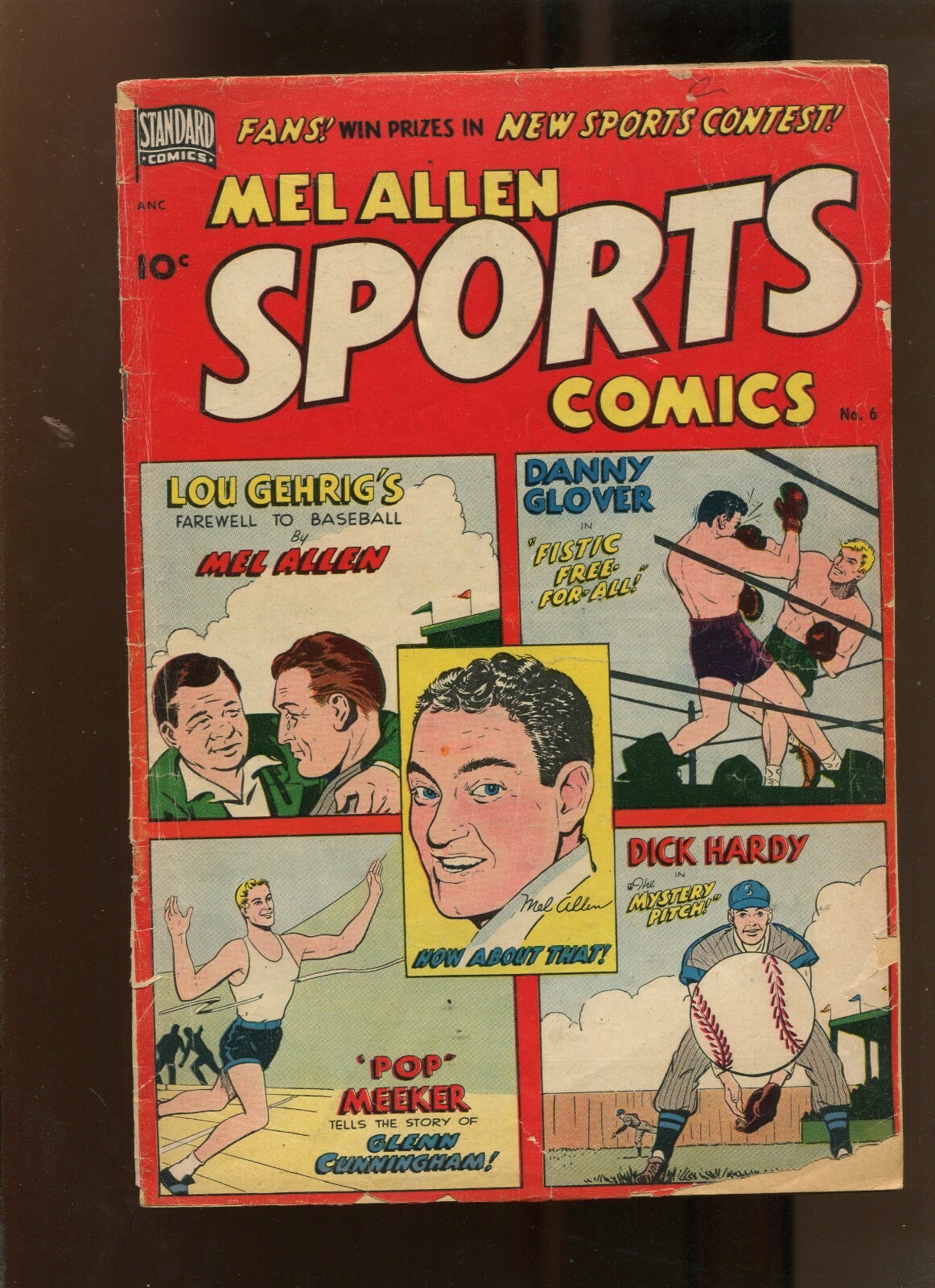 MEL ALLEN SPORTS COMICS #5 (3.5) STANDARD COMICS! 1950