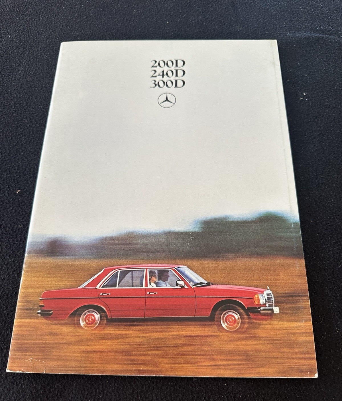1979 Mercedes 200D 240D 300D Diesel Brochure W123 Sedan Euro German Sale Catalog
