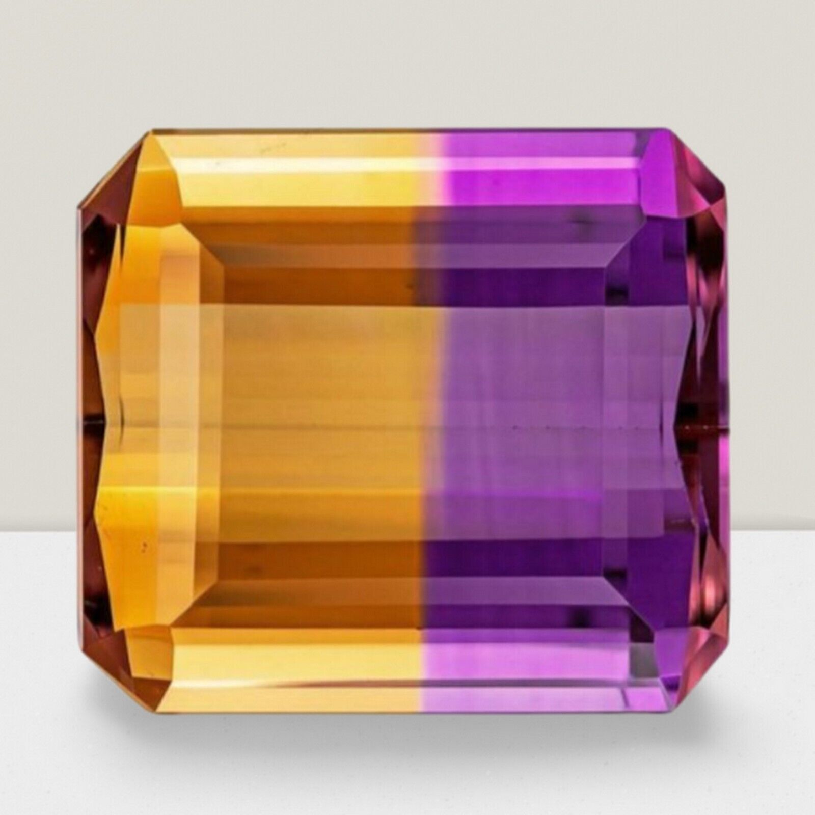Ametrine Octagon Cut Gemstone 1.15 Cts – 7×5 mm Flawless Loose Gem