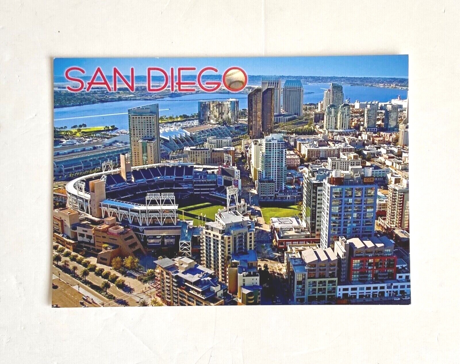 Vintage Petco Park Postcard San Diego Padres MLB Baseball Stadium Downtown NOS