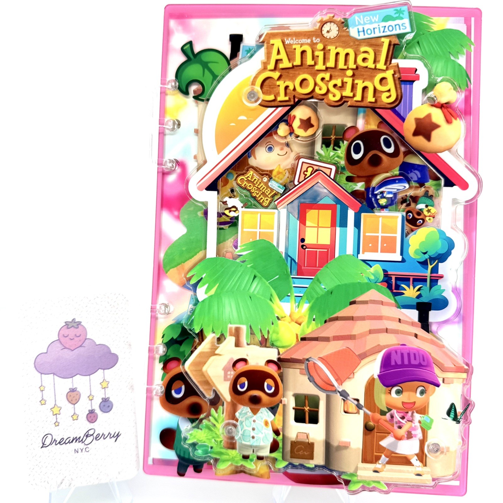Animal Crossing Acrylic Shaker Notebook (A5 size)