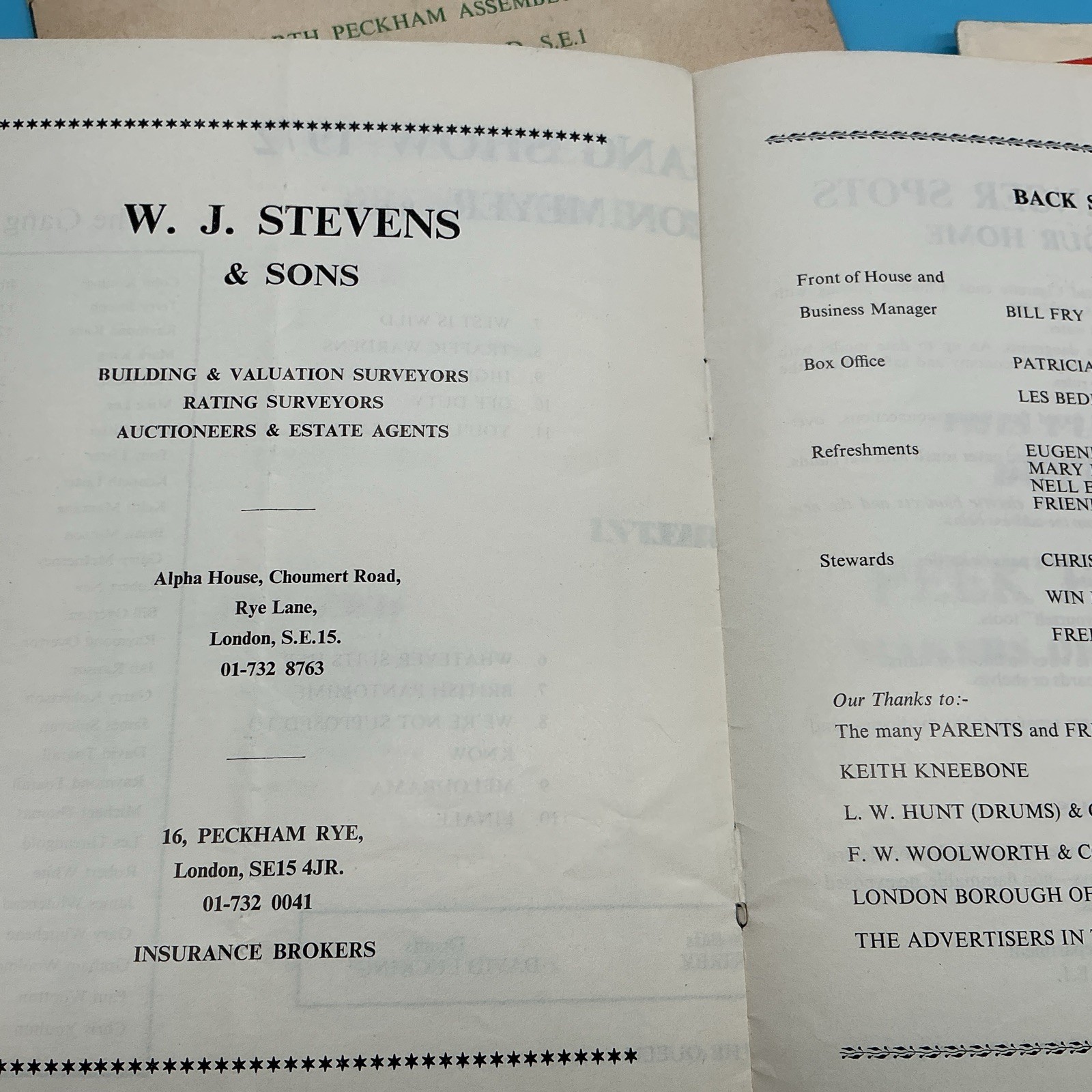 Camberwell Scouts Gang Show Programmes 7 From The 1970s
