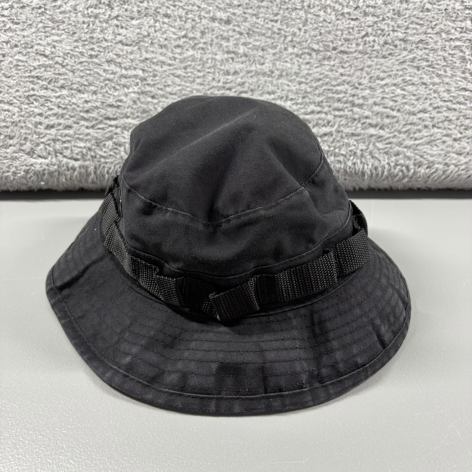 US Military Type 2 Hot Weather Boonie Hat Black Bucket Sun 7 1/2.