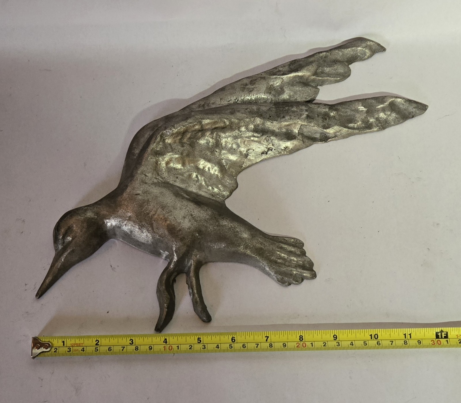 Vintage Cast Aluminum Wall Plaque Seagull Metal Decor