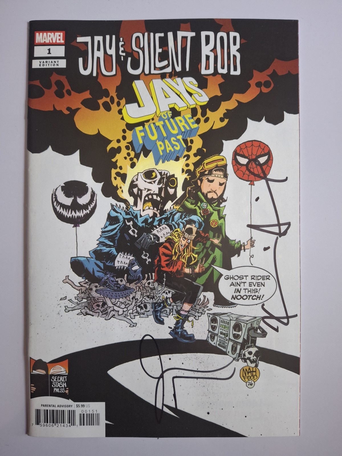 Jay & Silent Bob: Jays Of Future Past #1 SIGNED by Kevin Smith & Jason Mewes