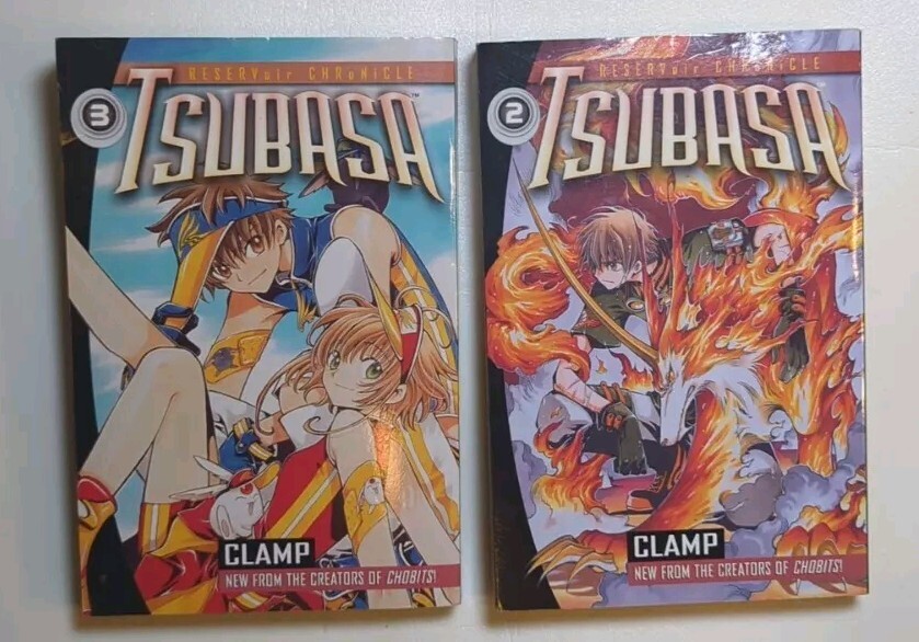 Tsubasa Reservoir Chronicle Vol 2 & Vol 3 Used English Language Manga Comic Book