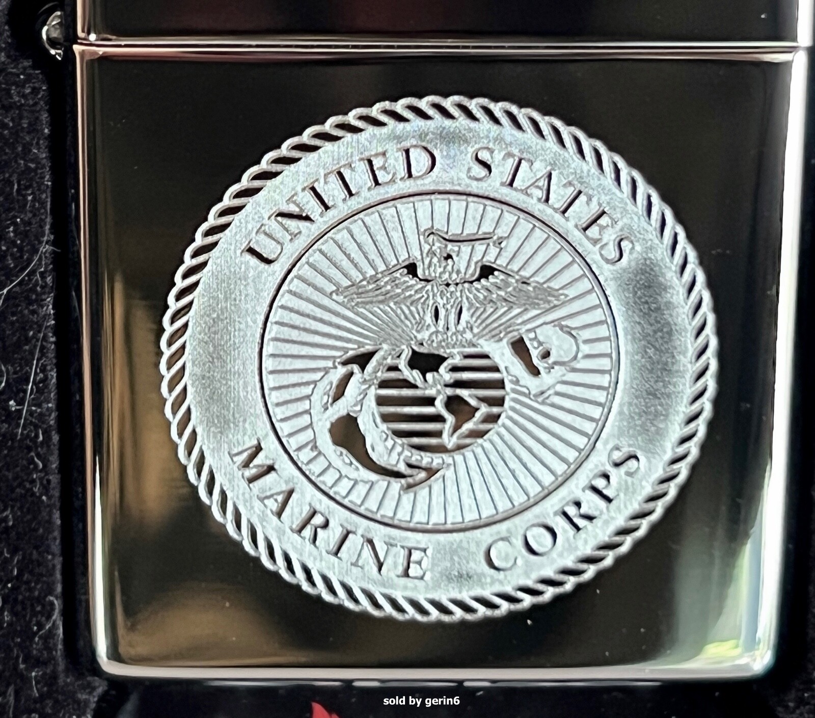 Zippo Windproof Lighter with Engraved U.S. Marine Corps Seal, 97254 New In Box