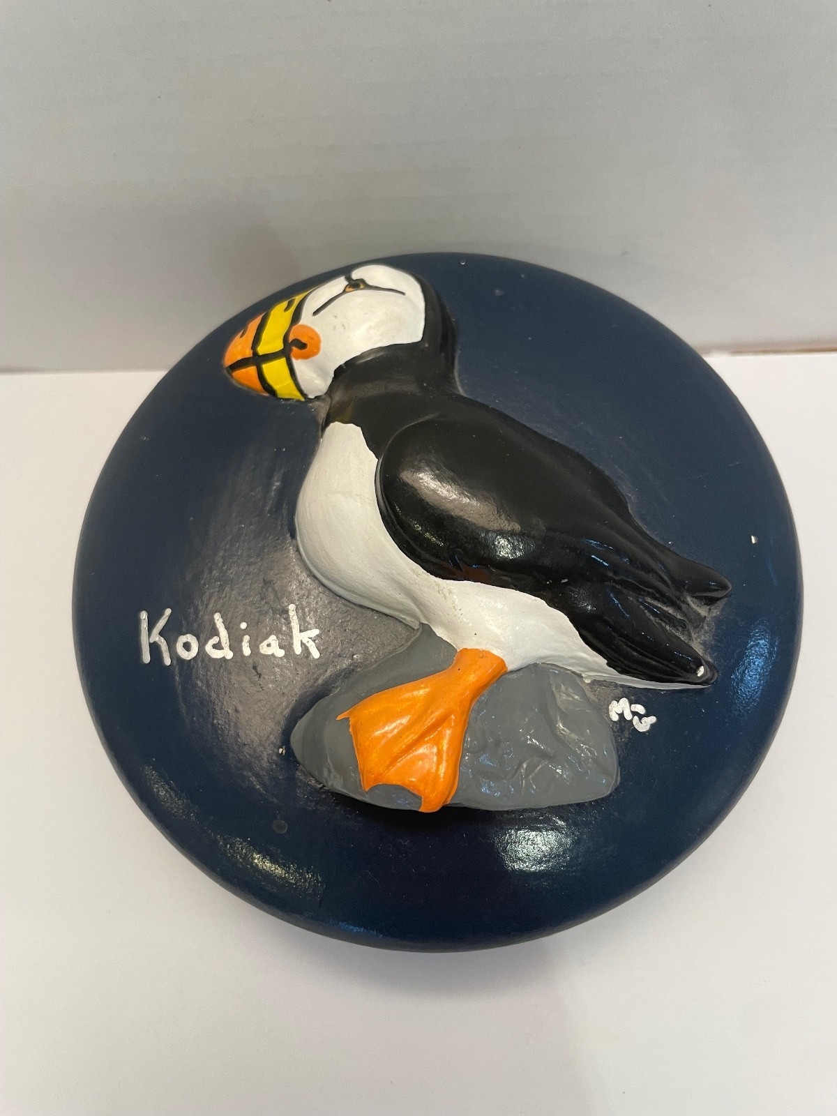 Kodiak Decorative Puffin Bird Ceramic Trinket Box