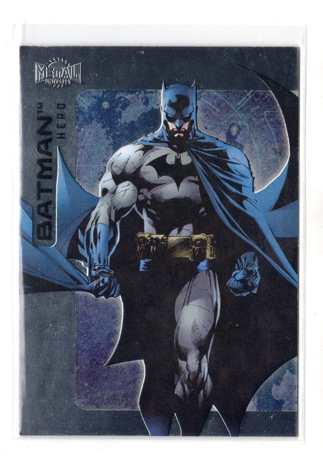 2025 Skybox Metal Universe Batman #1 Bruce Wayne Batman Base Card