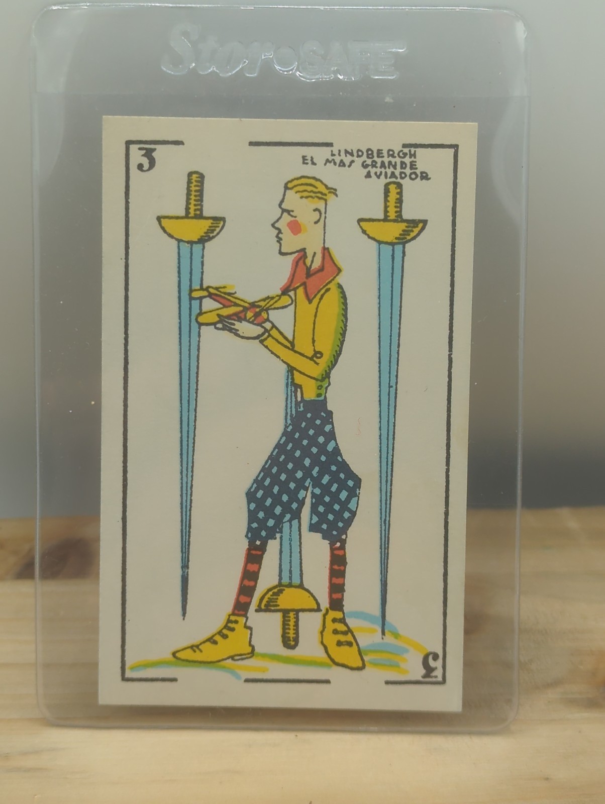 Cine Manual Lindbergh Antique Playing Card Spanish No 15