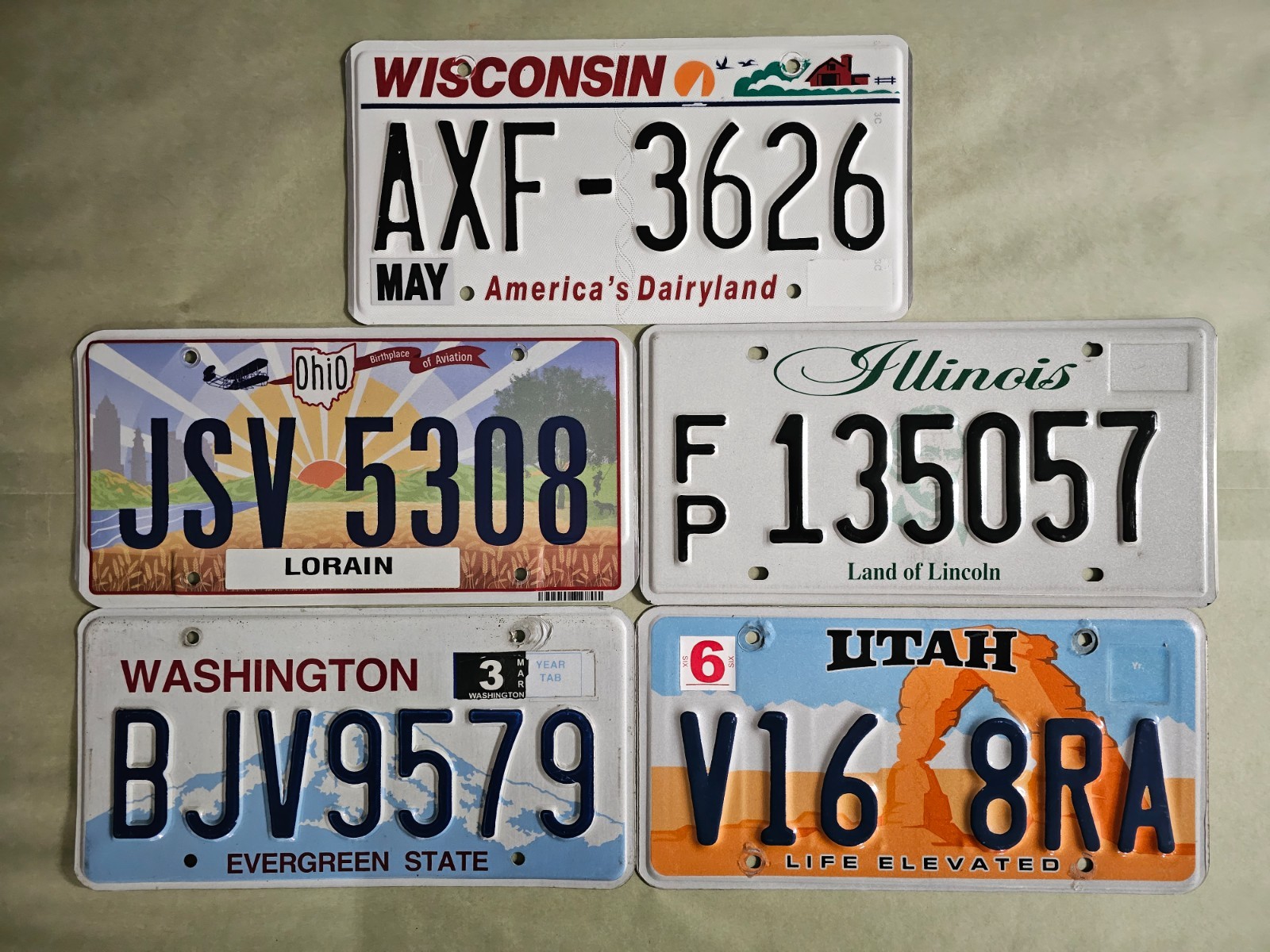 License plate (5) ⭐ Collect Arts Hobby Craft Decor Projects
