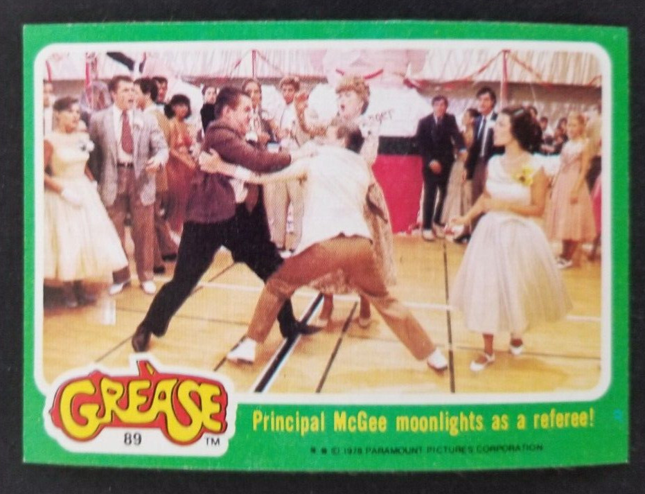 Grease 1976 Movie Topps Card #89 (NM)