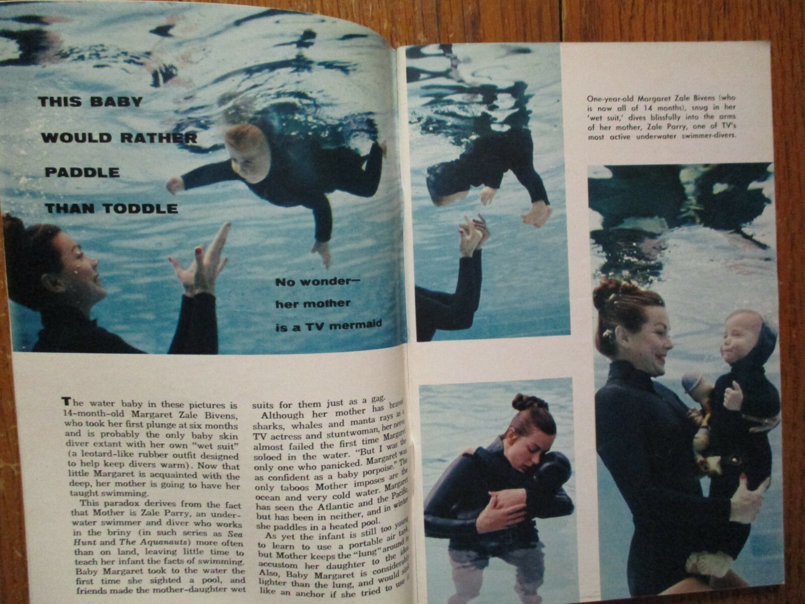 1961 TV Guide Maga(ZALE PARRY/SEA HUNT/JANET DE GORE/PERRY MASON/MARILYN ERSKINE