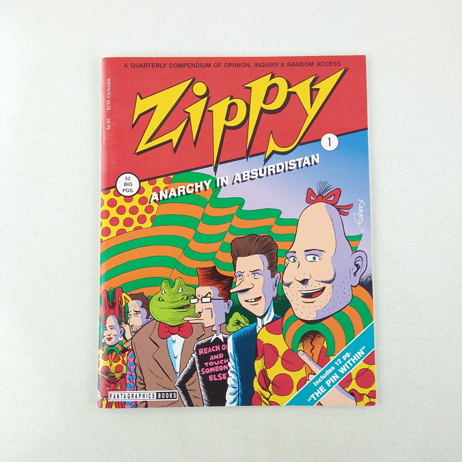 Zippy Quarterly #1 VF/NM (1993 Fantagraphics Books) Comic Magazine