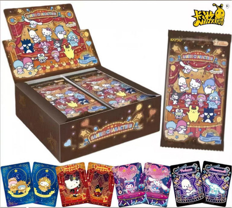 Sanrio Characters Anime Collection Trading Card Booster Box Sealed – 30Packs New