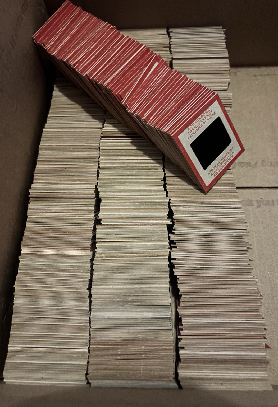 Lot of 50 Random Red Border Kodachrome 1950s Original 35mm Slides