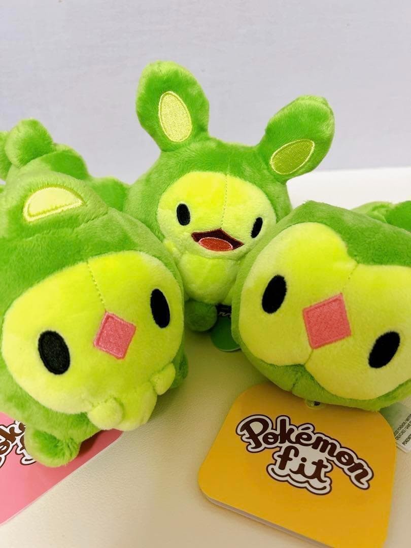 Pokemon fit Sitting Cuties Plush toy Solosis & Duosion & Reuniclus 3 Types Set