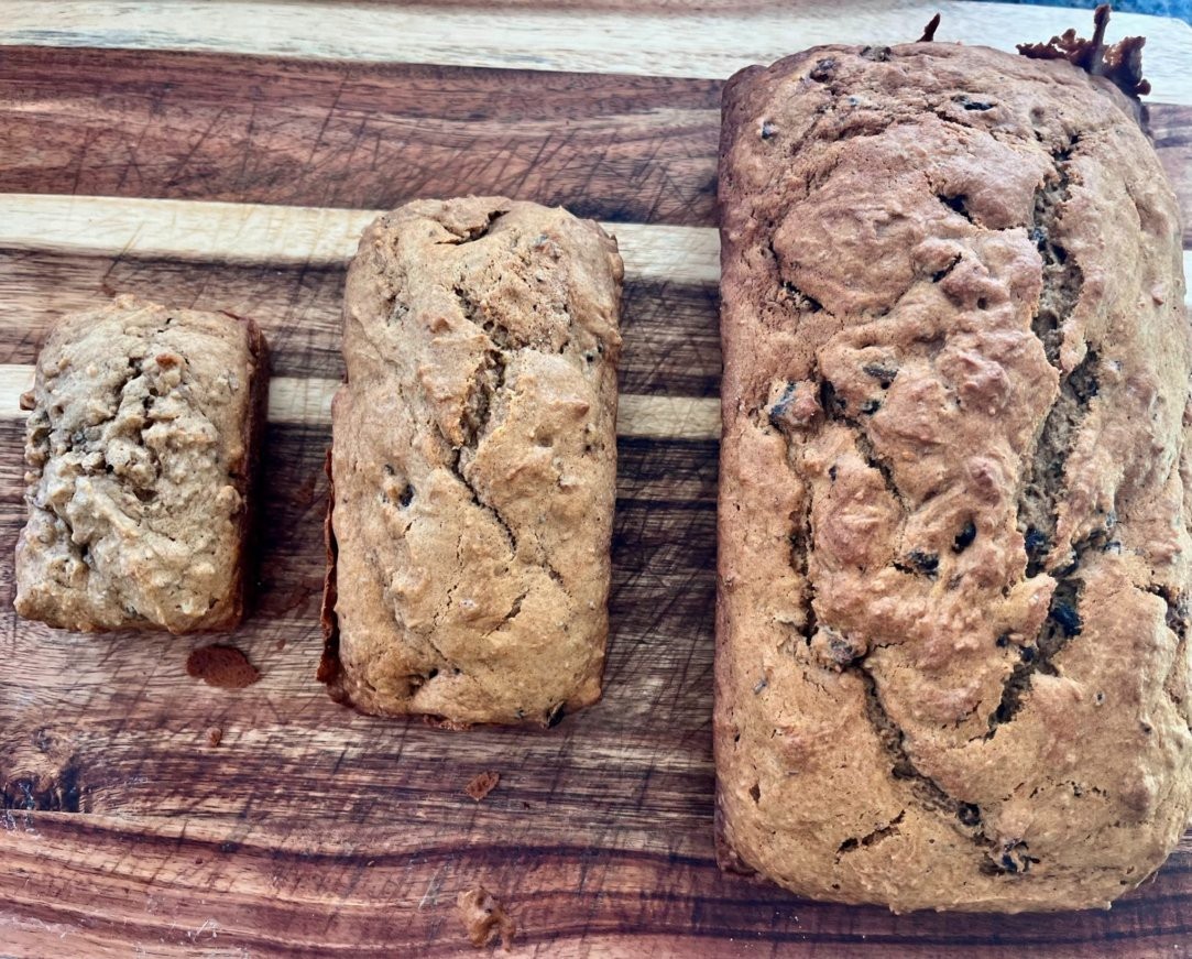Old Fashioned Date Nut Bread – various options * made with organic ingredients