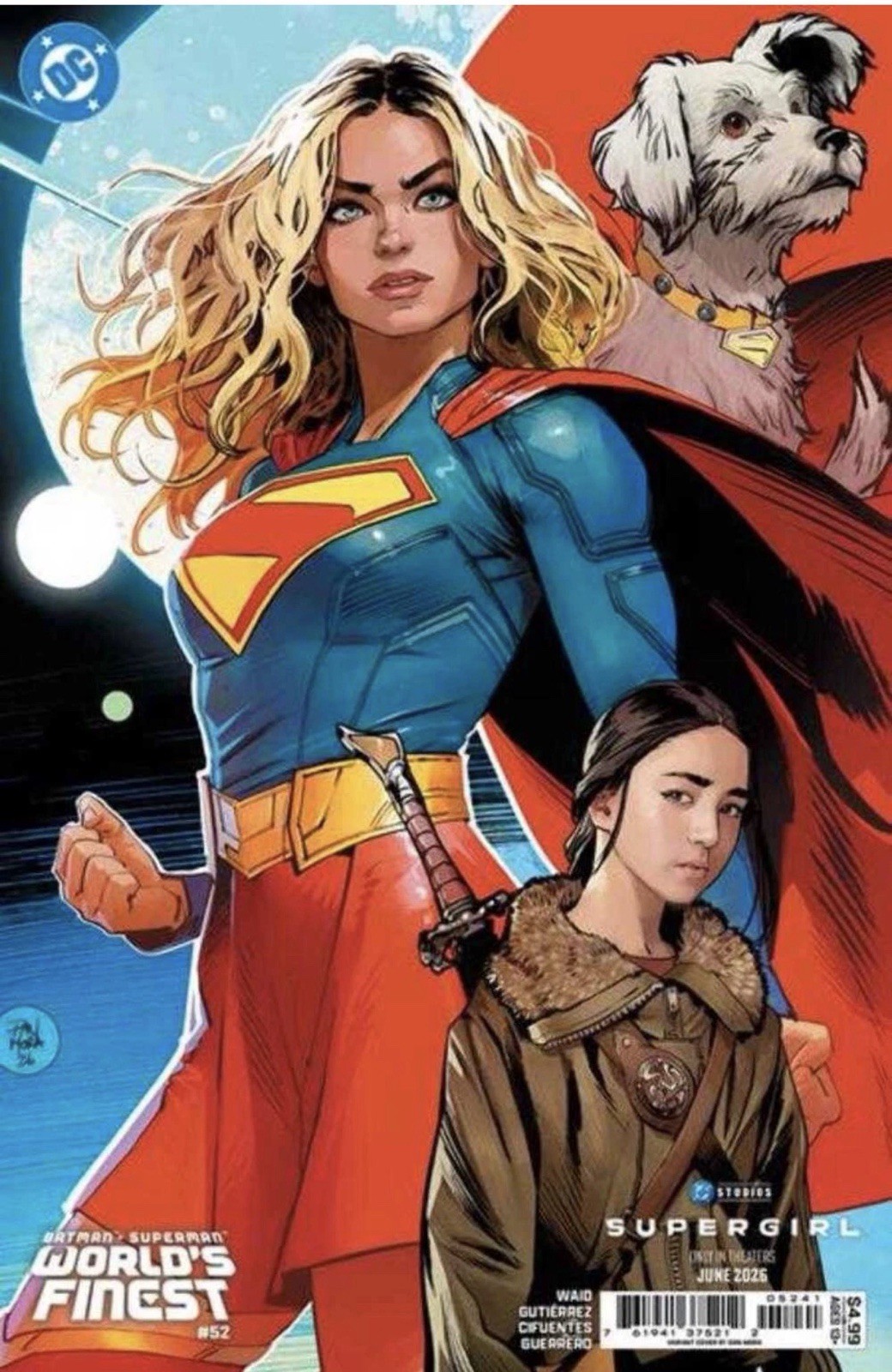 Batman Superman Worlds Finest #52 D Dan Mora Supergirl Movie Var. NM (2026)